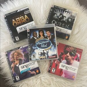 Sony SingStar PlayStation 3 Game Set with Red Accents